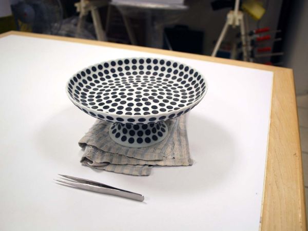 Making Process 3: Sandblasted Platter Dish