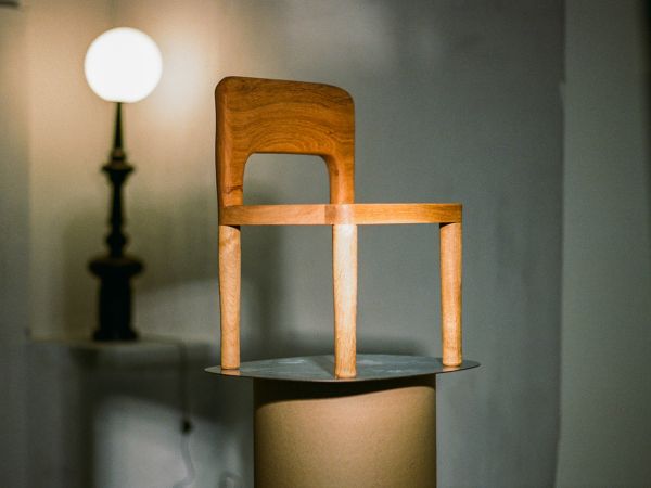 Dory's chair repaired by Edmund Zhang