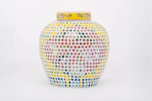 Thumbnail of Spotted Nyonya Vessel with Cover XXL