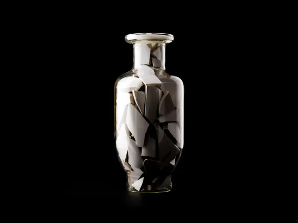 Vase Porcelain (white)
