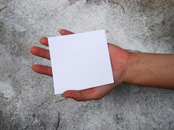 From memo pad paper to flower in 3 seconds