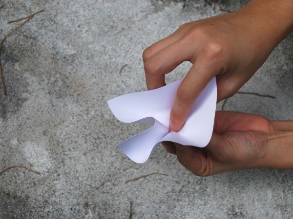 From memo pad paper to flower in 3 seconds