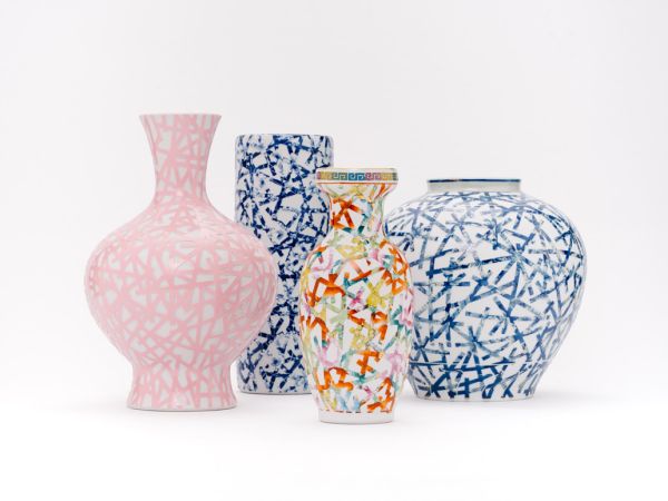  Striped Ming No.16,17,18, 19 (from left to right)