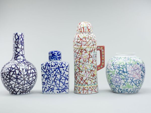 Striped Ming No.9,10,11,12 (from left to right)